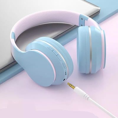Ακουστικά Bluetooth ABS πέρα από το αυτί, πτυσσόμενα ελαφριά ακουστικά με τις βαθιές πέρκες