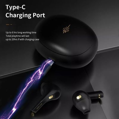 IPX5 αδιάβροχος θόρυβος που ακυρώνει Bluetooth Earbuds με την ασύρματη περίπτωση χρέωσης