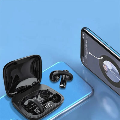 Ασύρματος Bluetooth συνδετήρας διεξαγωγής κόκκαλων ακουστικών ABS TWS στο αυτί