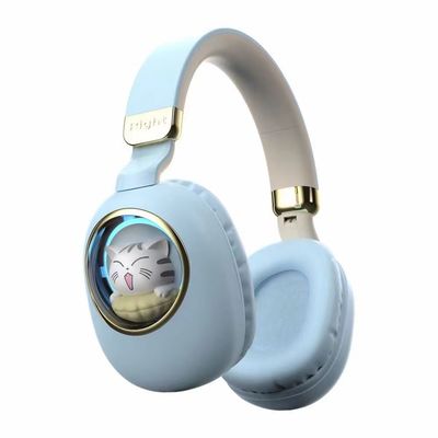 Χαριτωμένα ακουστικά Bluetooth αυτιών γατών, ασύρματος θόρυβος Bluetooth που ακυρώνουν τα ακουστικά