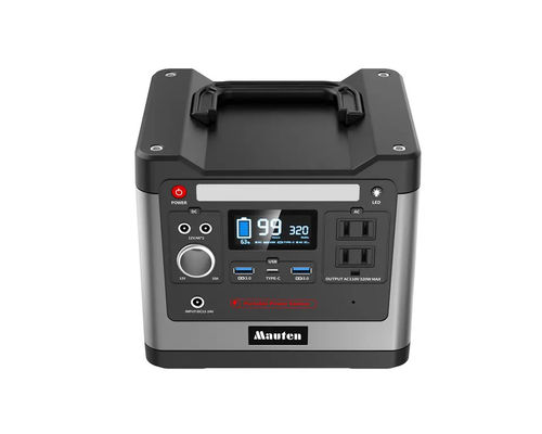 φορητός σταθμός ηλιακής ενέργειας 320W 110V 220V 240V με τη διπλή καθολική υποδοχή εναλλασσόμενου ρεύματος